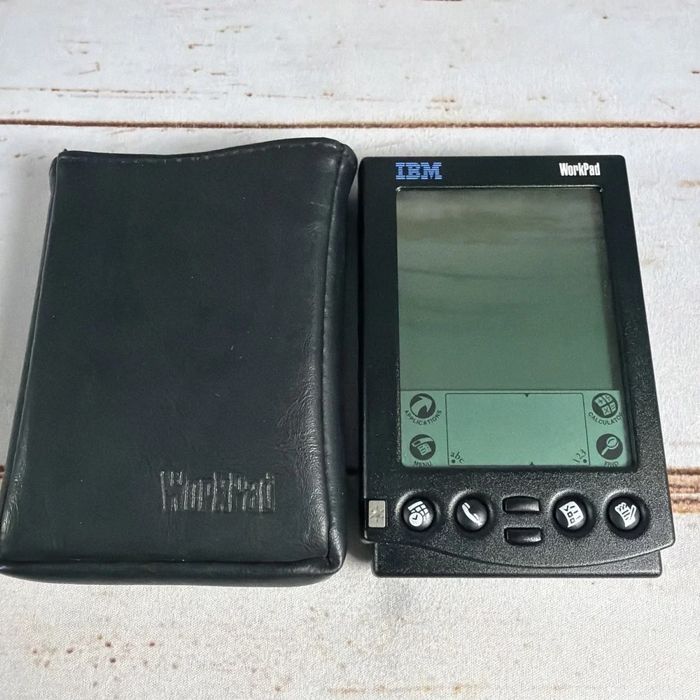 RARE IBM WorkPad Gen 1 8602-10U PDA with Case USA Made Tested